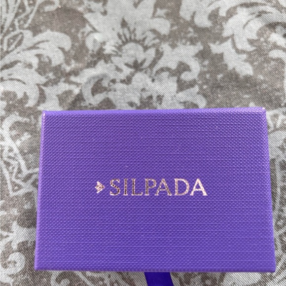 Silpada Silver Ring with Dark Green Stone - Picture 5 of 6